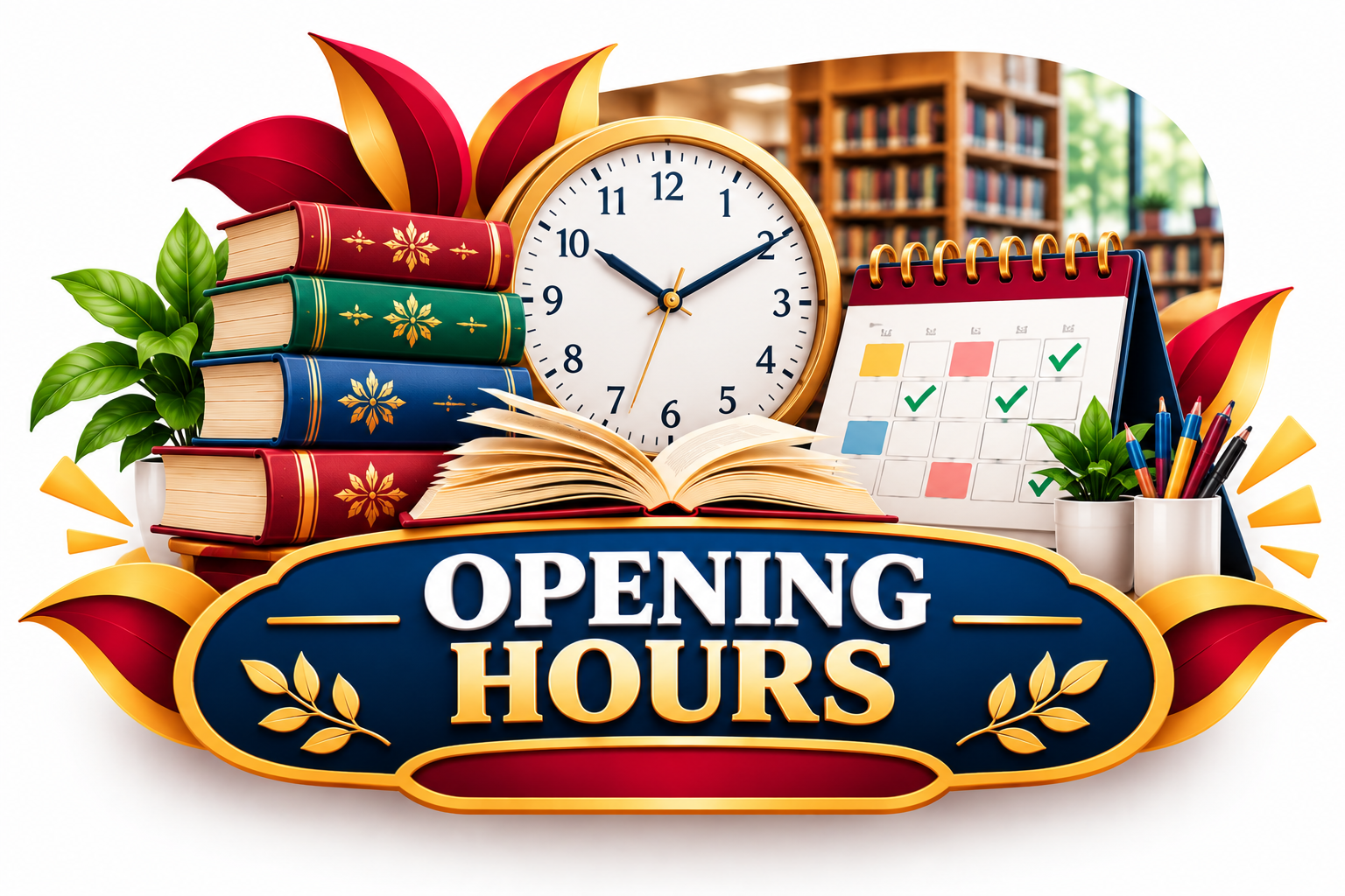 Logo for opening hours